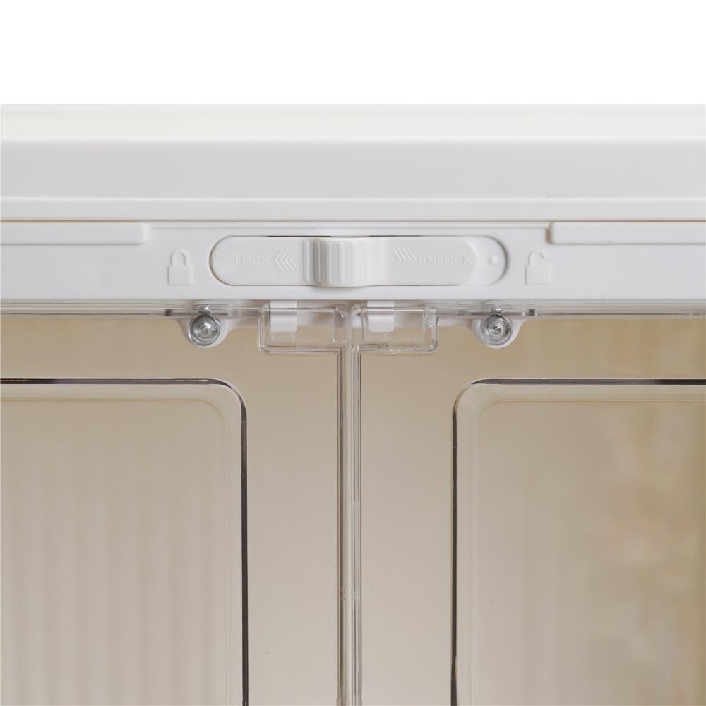 กล่องบานเปิด STACKO SUNA SIZE L 63x39.2x34 ซม. สีขาว