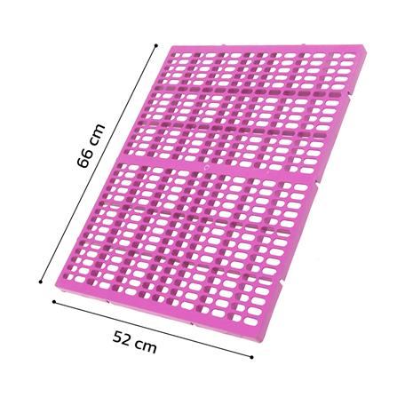 แผ่นรองกรง PETUS 66X52 ซม. สีชมพู_3