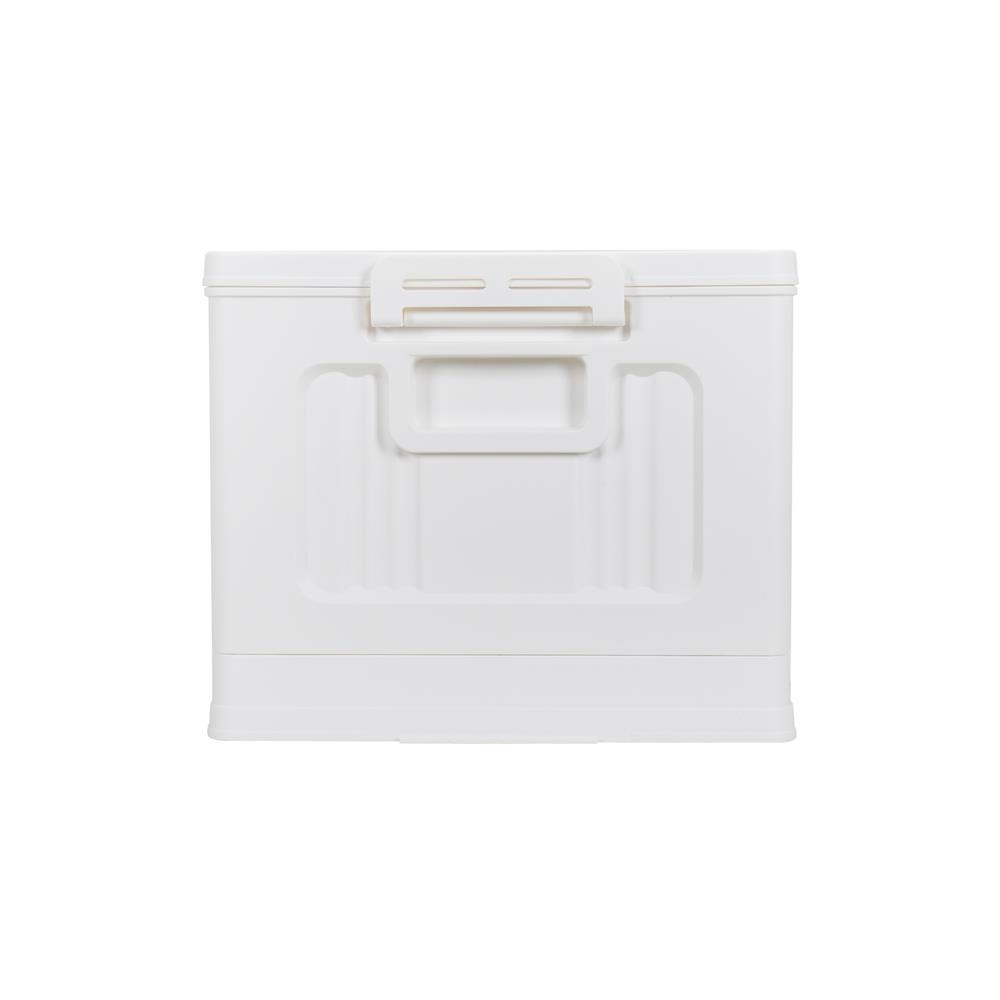 กล่องบานเปิด STACKO SUNA SIZE S 42.5x28.3x23.7 ซม. สีขาว