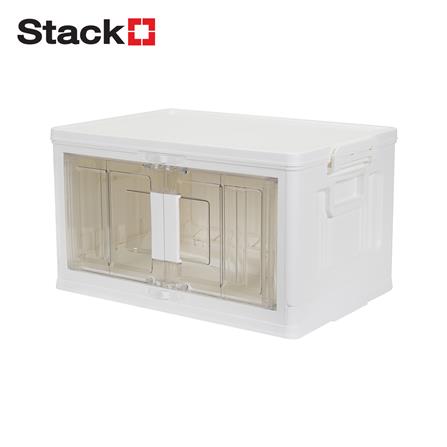 กล่องบานเปิด STACKO SUNA SIZE S 42.5x28.3x23.7 ซม. สีขาว_1