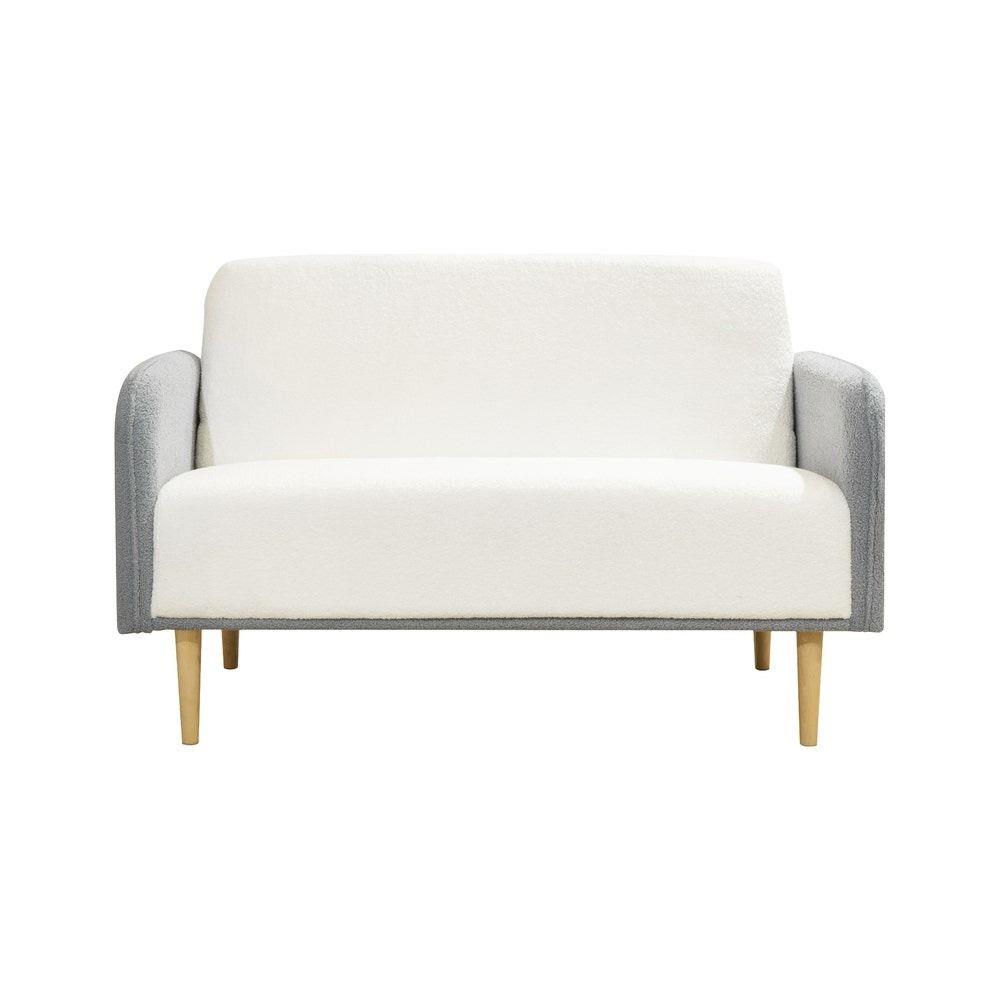 โซฟา 2 ที่นั่ง KONCEPT KC-PLAY 19230545 สีขาว/เทา