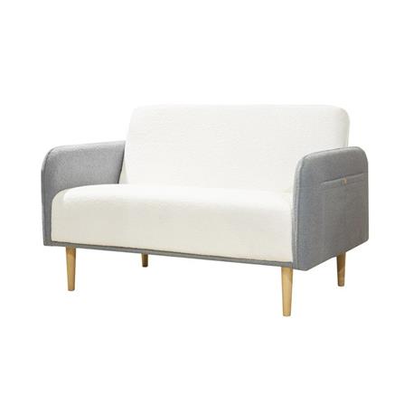 โซฟา 2 ที่นั่ง KONCEPT KC-PLAY 19230545 สีขาว/เทา_0