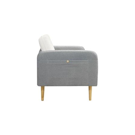 โซฟา 2 ที่นั่ง KONCEPT KC-PLAY 19230545 สีขาว/เทา_2