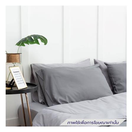 ชุดผ้าปูที่นอน 3.5 ฟุต (ชุด 4 ชิ้น) SANTA BEDDING สี LIGHT GREY/DARK GREY_3