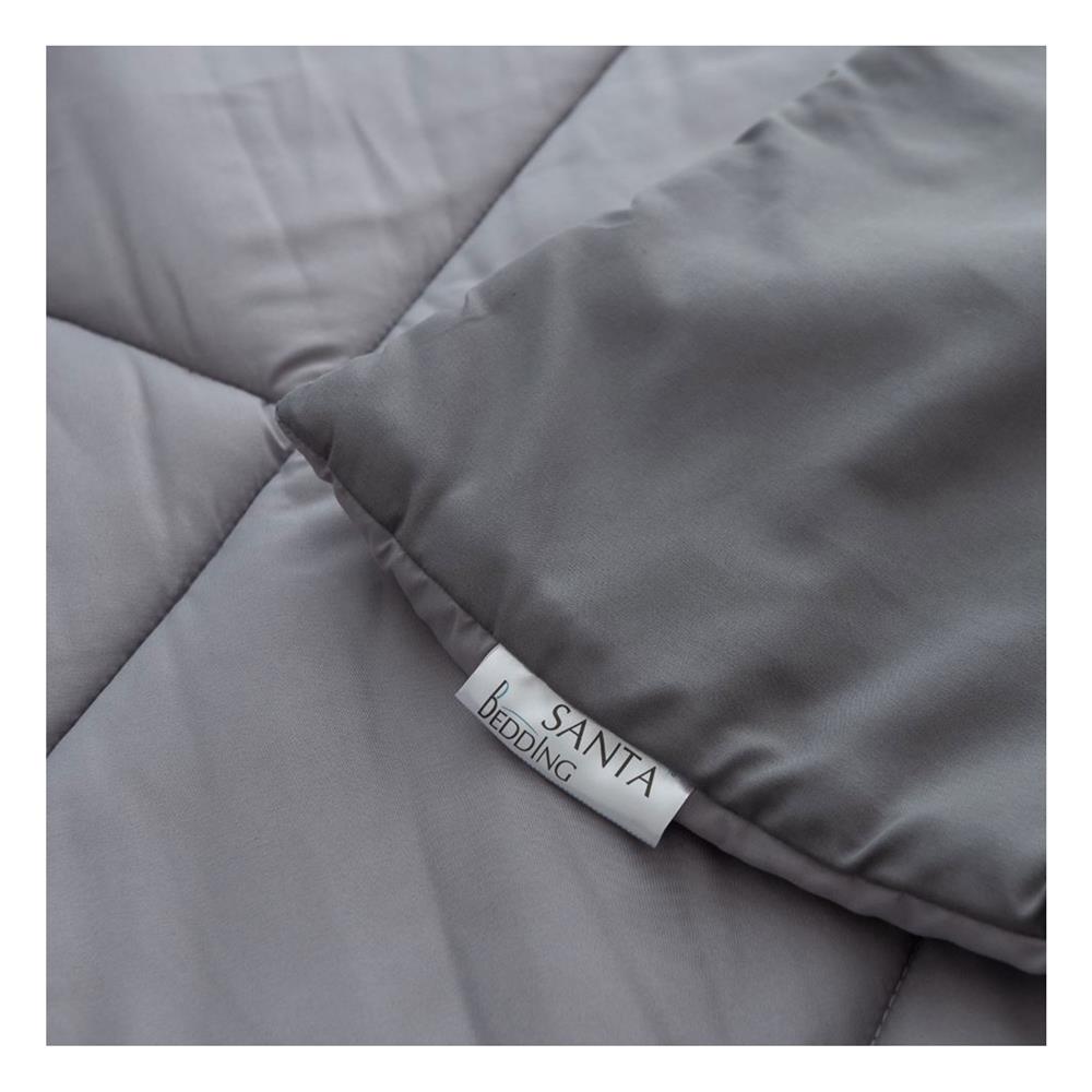 ชุดผ้าปูที่นอน 3.5 ฟุต (ชุด 4 ชิ้น) SANTA BEDDING สี DARK GREY/LIGHT GREY