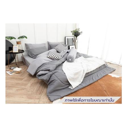 ชุดผ้าปูที่นอน 6 ฟุต (ชุด 6 ชิ้น) SANTA BEDDING สี LIGHT GREY/DARK GREY_0
