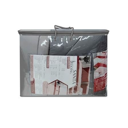 ชุดผ้าปูที่นอน 6 ฟุต (ชุด 6 ชิ้น) SANTA BEDDING สี LIGHT GREY/DARK GREY_7