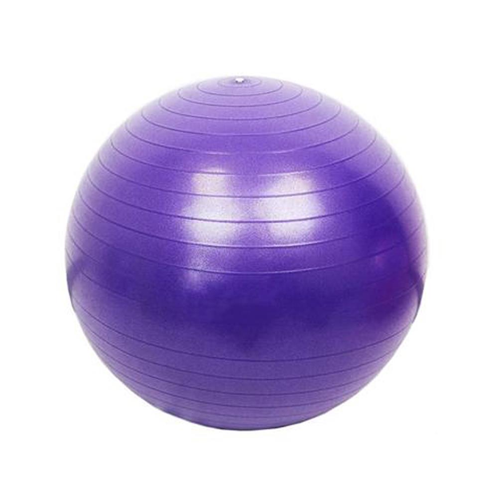 ลูกบอลโยคะ EXEO AB8102 65 ซม. สีม่วง + ที่สูบลมแบบเหยียบ