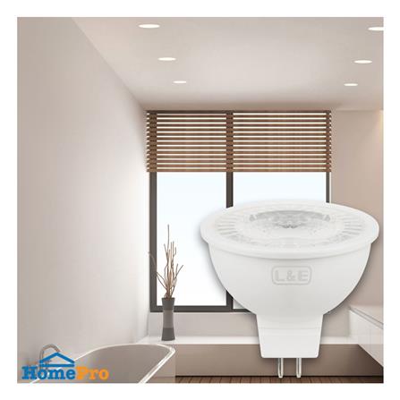 หลอด LED L&E MR16 12V 36D 6 วัตต์ COOL WHITE GU5.3_3