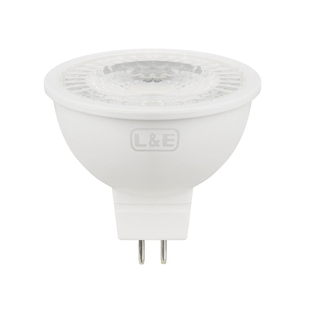หลอด LED L&E MR16/PAR 12V 60D 6 วัตต์ COOL WHITE GU5.3