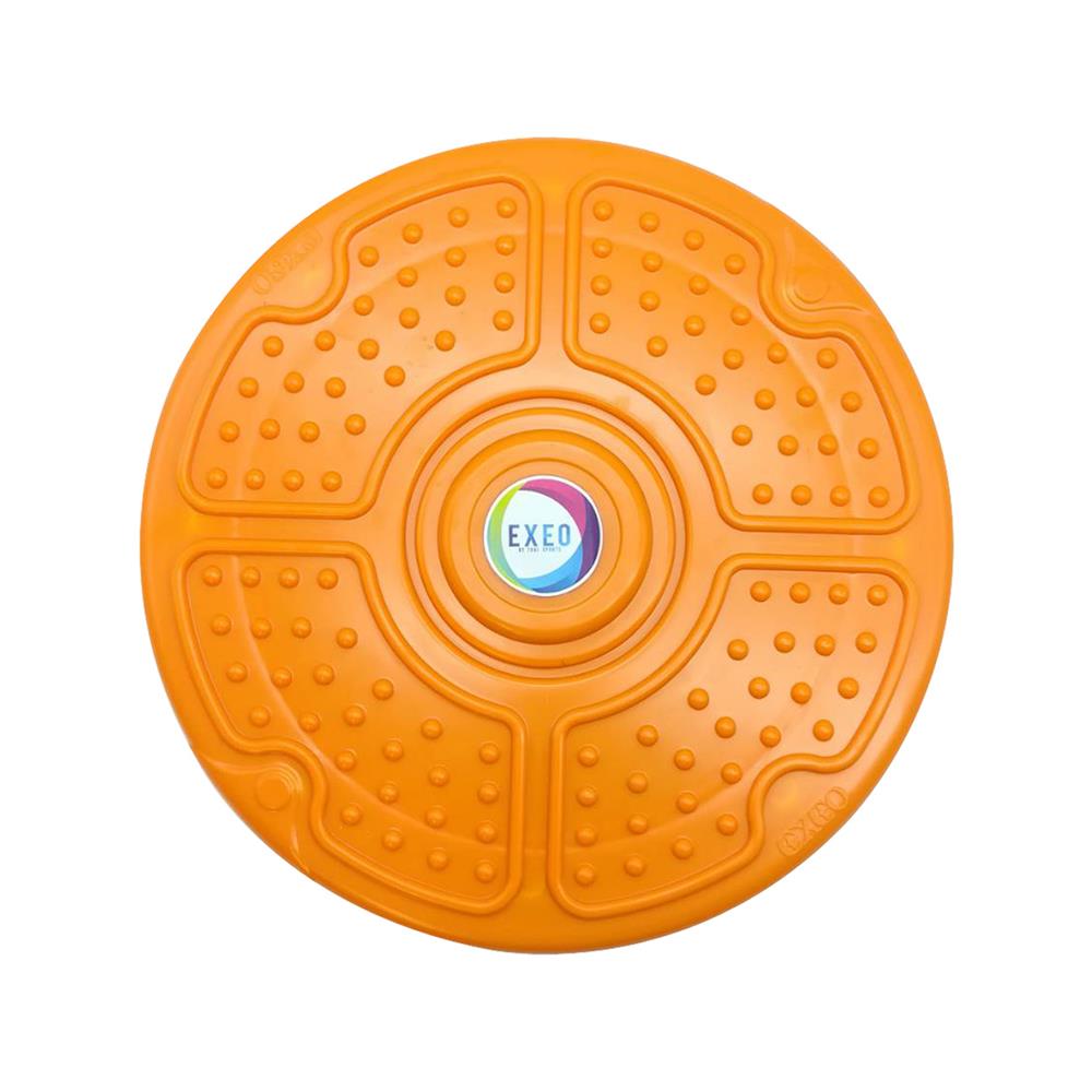 จานทวิสต์ EXEO ปุ่มดอกไม้ 30 ซม. สีส้ม