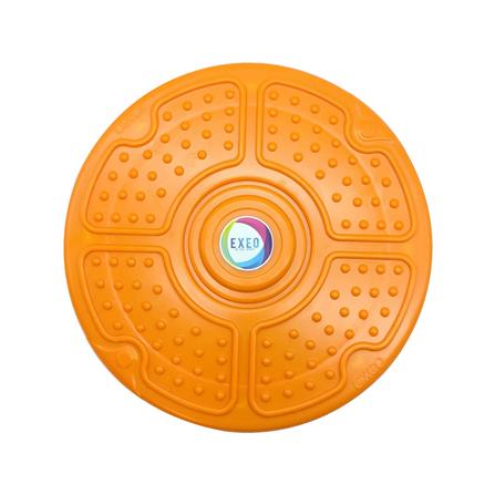 จานทวิสต์ EXEO ปุ่มดอกไม้ 30 ซม. สีส้ม_1