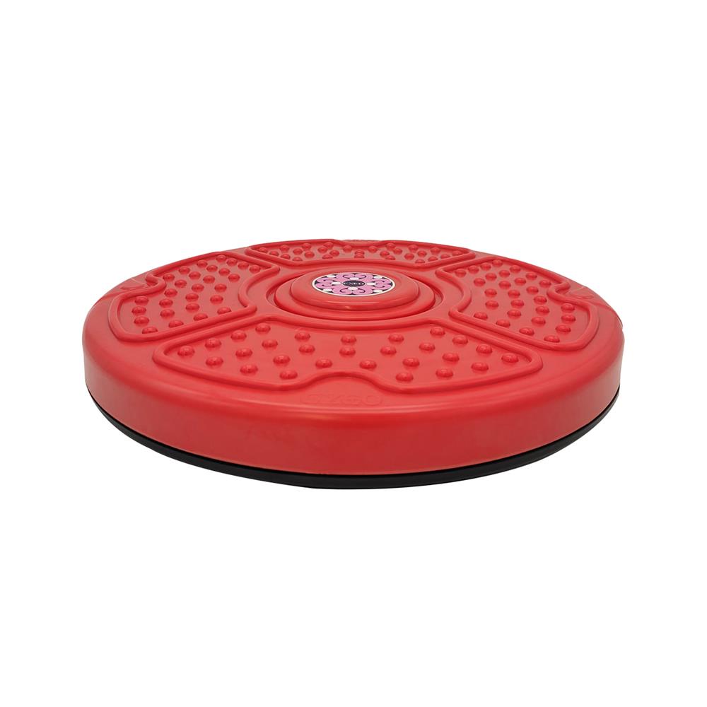 จานทวิสต์ EXEO ปุ่มดอกไม้ 30 ซม. สีแดง