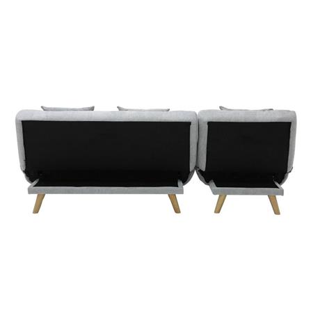 โซฟาเข้ามุม KONCEPT JAWY 19227796 สีเทาอ่อน_3