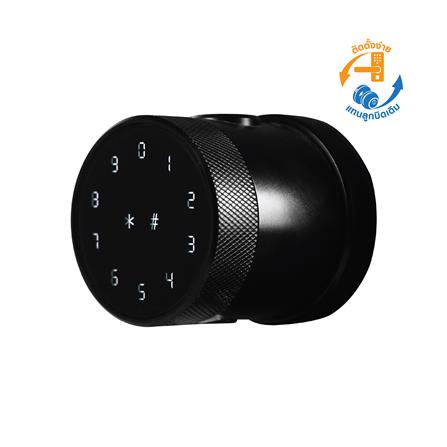 กลอนดิจิตอล KUDOS F8069028 สีดำ_0