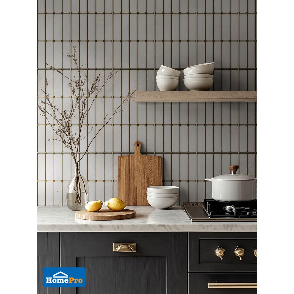 กระเบื้องผนังเซรามิก 30x60 ซม. TARA โบลซาโน ไวท์ II A 0.9 ตร.ม.