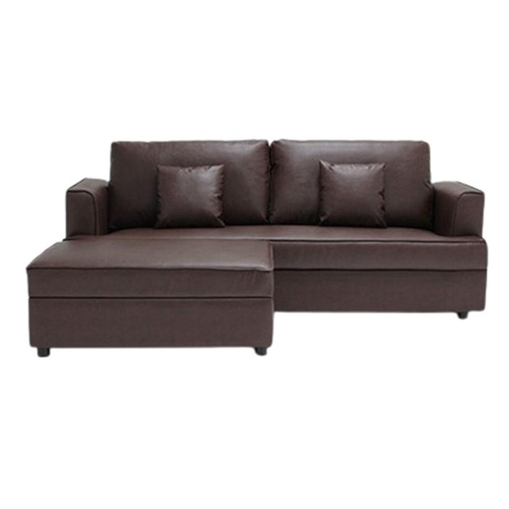 โซฟาเข้ามุม KONCEPT SMART 19205253 สีน้ำตาล