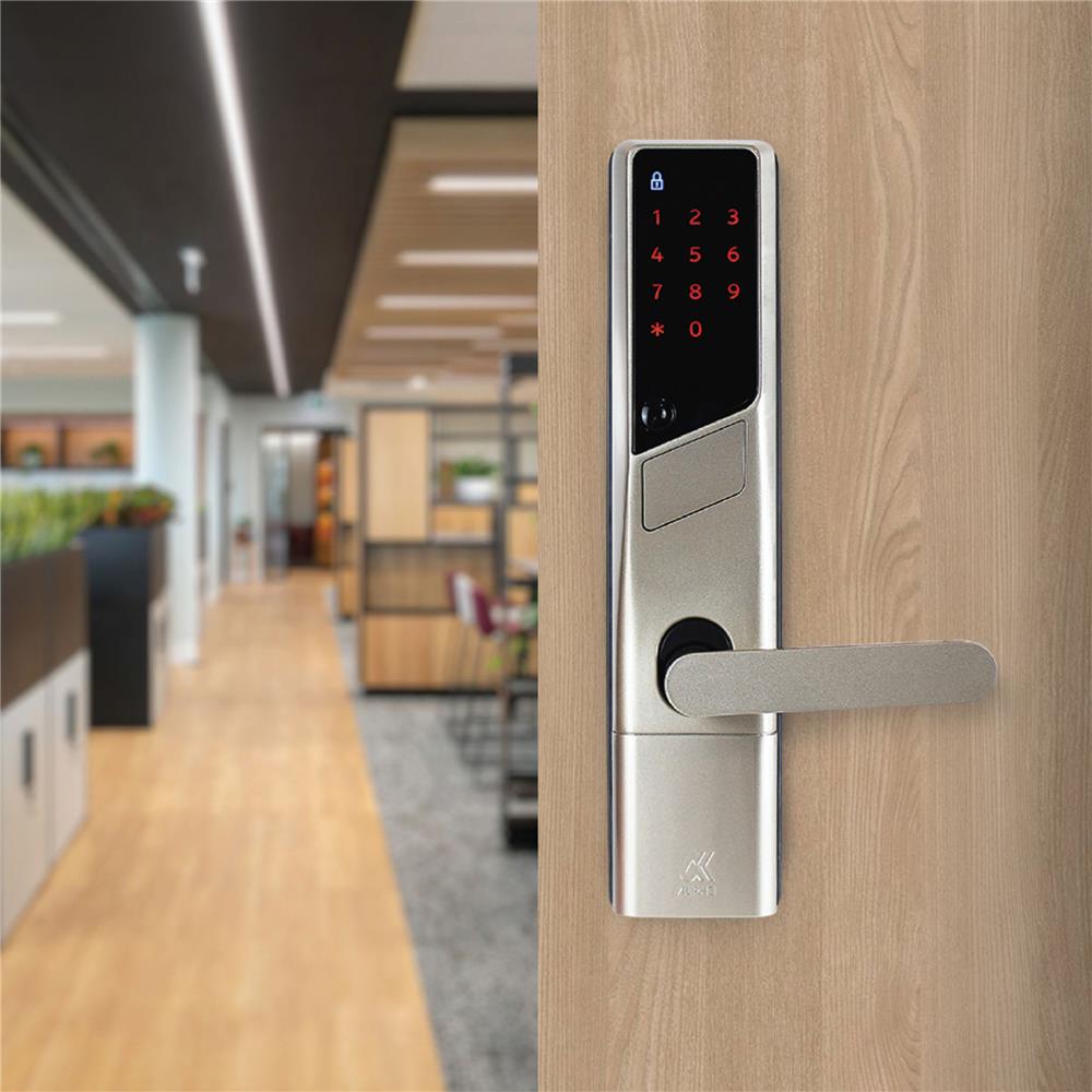 กลอนดิจิตอล KUDOS F8032718 สีเงิน