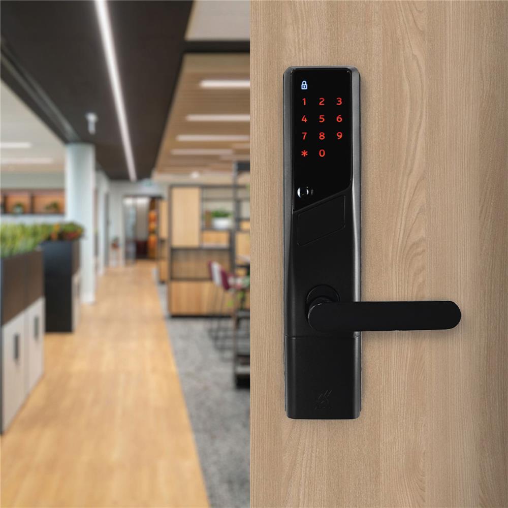 กลอนดิจิตอล KUDOS F8033118 สีดำ