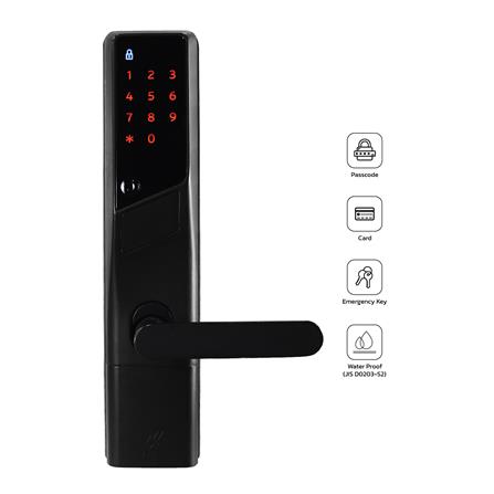 กลอนดิจิตอล KUDOS F8033118 สีดำ_4