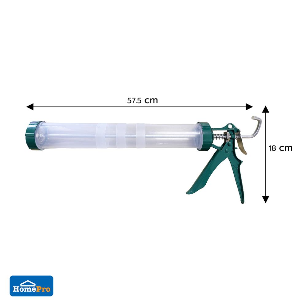 ปืนยิงซิลิโคน DEXZON กระบอก 15 นิ้ว สีใส