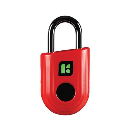 กุญแจคล้อง สแกนลายนิ้วมือ KUDOS F8040629 40MMRD สีแดง_0