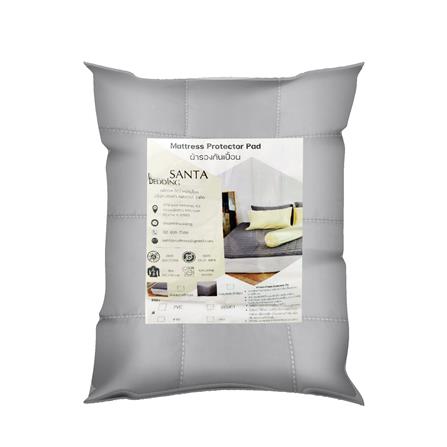 ผ้ารองกันเปื้อน รัดมุมเต็มตัว 6 ฟุต SANTA BEDDING สี GREY_4