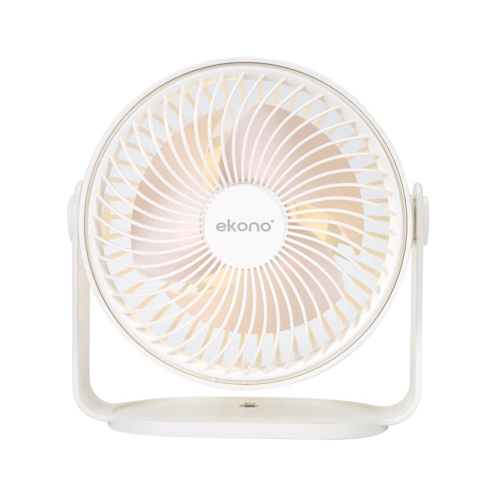 พัดลมพกพา 6 นิ้ว EKONO EK-PTB14WH สีขาว_0