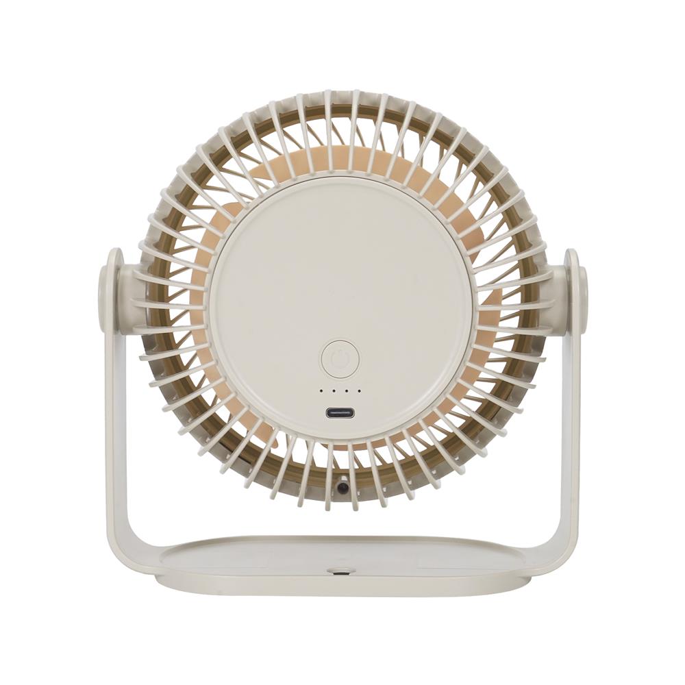 พัดลมพกพา 6 นิ้ว EKONO EK-PTB14CM สีครีม