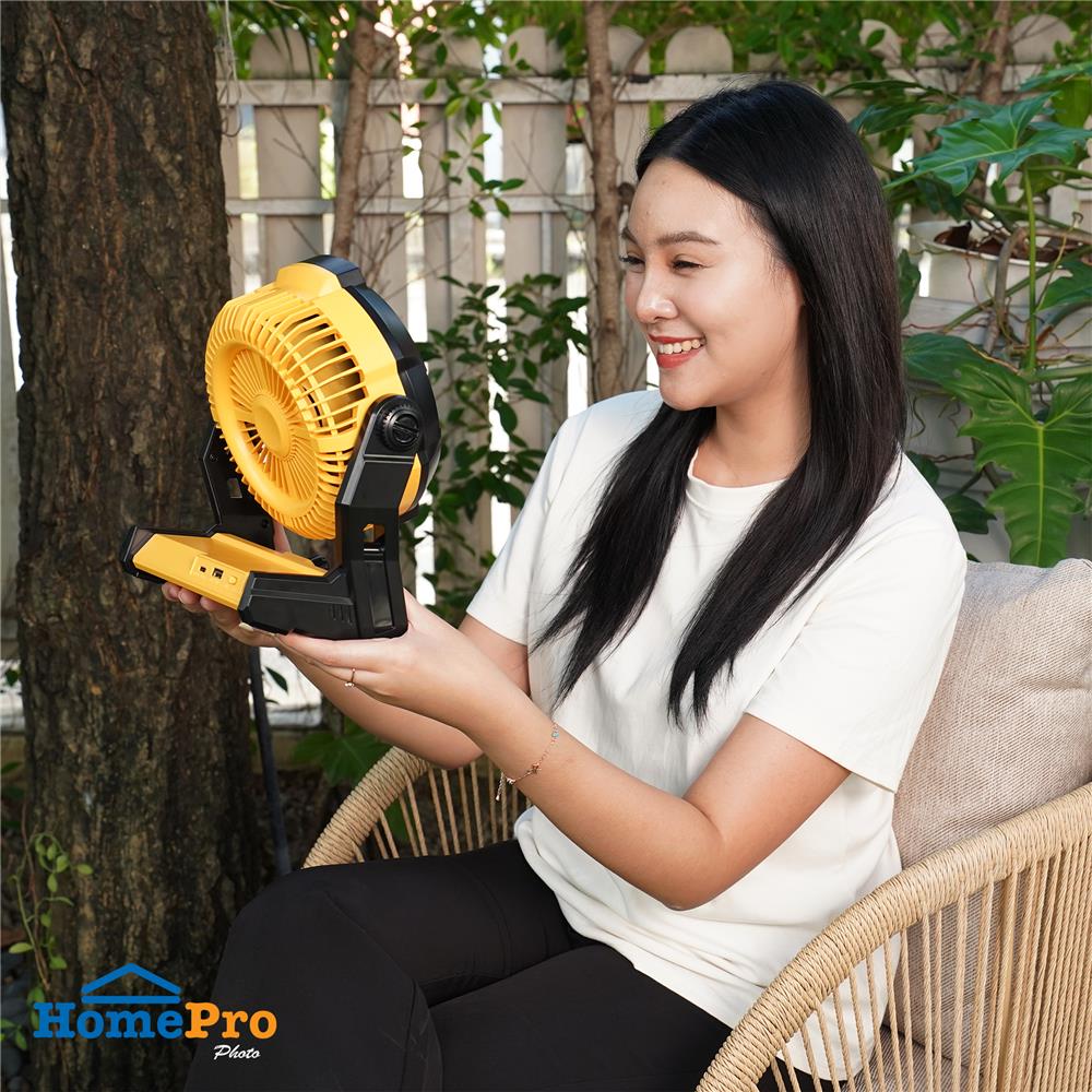 พัดลมพกพา 9 นิ้ว EKONO EK-PTB13YL สีเหลือง
