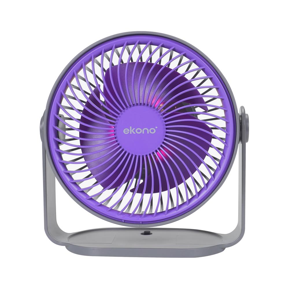 พัดลมพกพา 6 นิ้ว EKONO EK-PTB14GY สีเทา_0