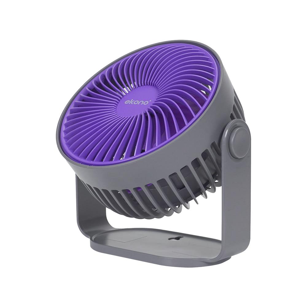 พัดลมพกพา 6 นิ้ว EKONO EK-PTB14GY สีเทา