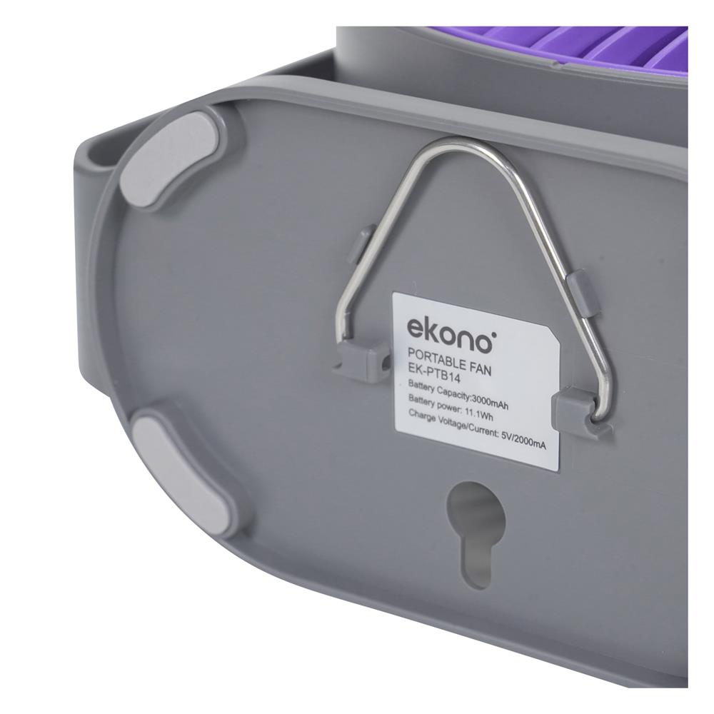 พัดลมพกพา 6 นิ้ว EKONO EK-PTB14GY สีเทา