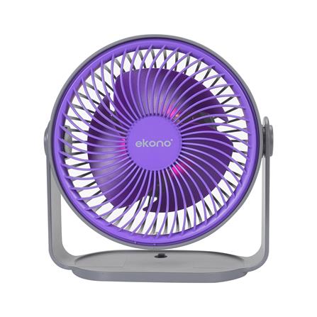 พัดลมพกพา 6 นิ้ว EKONO EK-PTB14GY สีเทา_1