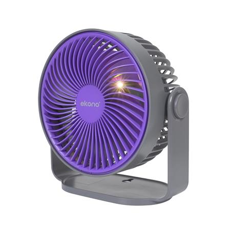 พัดลมพกพา 6 นิ้ว EKONO EK-PTB14GY สีเทา_2