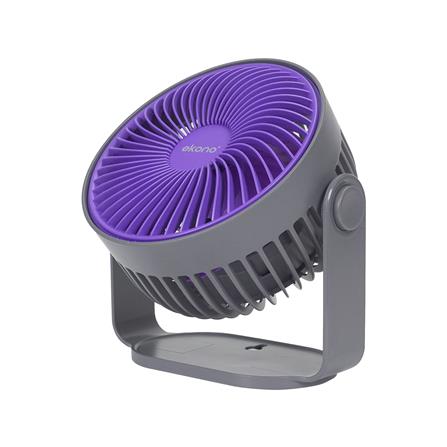 พัดลมพกพา 6 นิ้ว EKONO EK-PTB14GY สีเทา_3