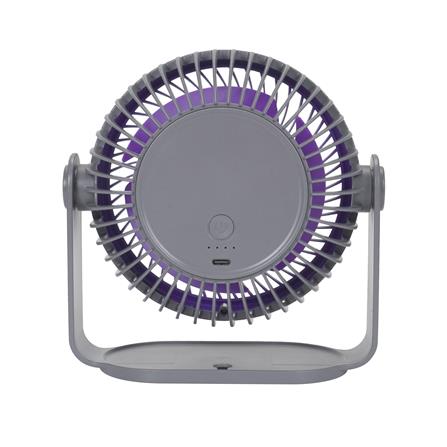 พัดลมพกพา 6 นิ้ว EKONO EK-PTB14GY สีเทา_4