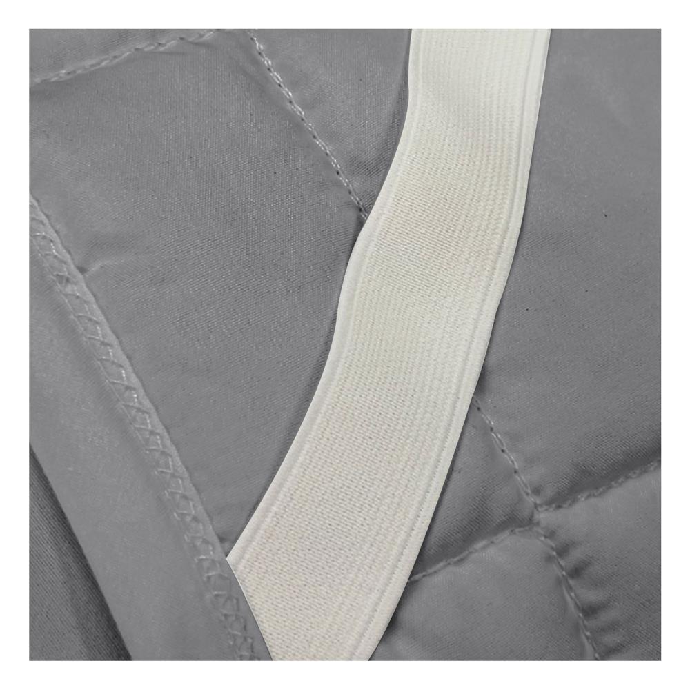 ผ้ารองกันเปื้อน รัดมุมยางยืด 3.5 ฟุต SANTA BEDDING สี GREY