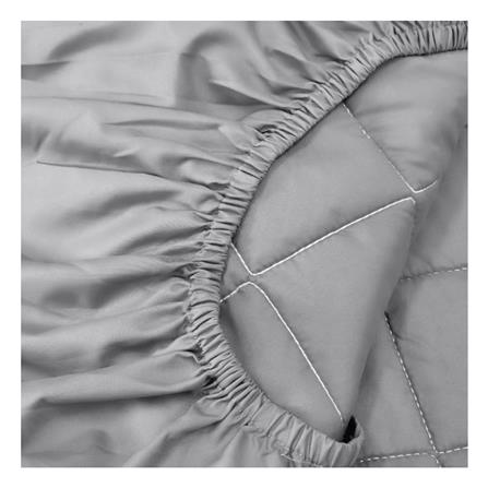ผ้ารองกันเปื้อน รัดมุมเต็มตัว 3.5 ฟุต SANTA BEDDING สี GREY_1