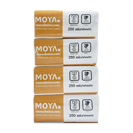 กล่องกระดาษทิชชู่+กระดาษเช็ดมือ MOYA ADS-816 สีขาว_6