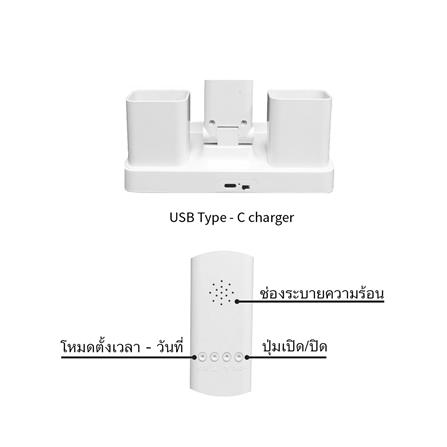 ไฟอ่านหนังสือ LED SHINING BUTTERFLY 20 วัตต์ DAYLIGHT/COOL WHITE/WARM WHITE สีขาว_6