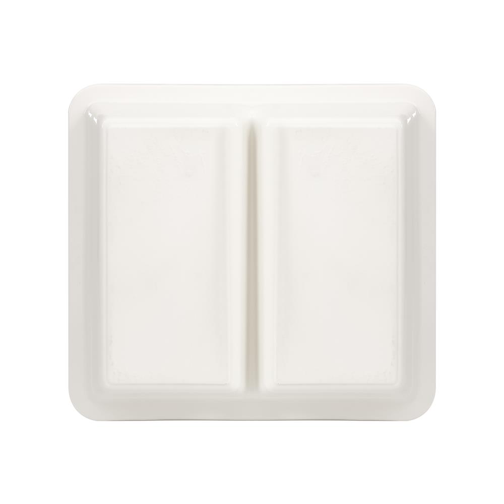 ถาดเซรามิกเหลี่ยม 2 ช่อง KECH 5.5 ลิตร