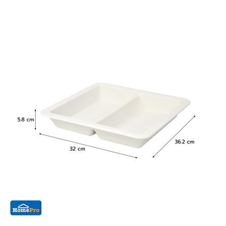 ถาดเซรามิกเหลี่ยม 2 ช่อง KECH 5.5 ลิตร_4