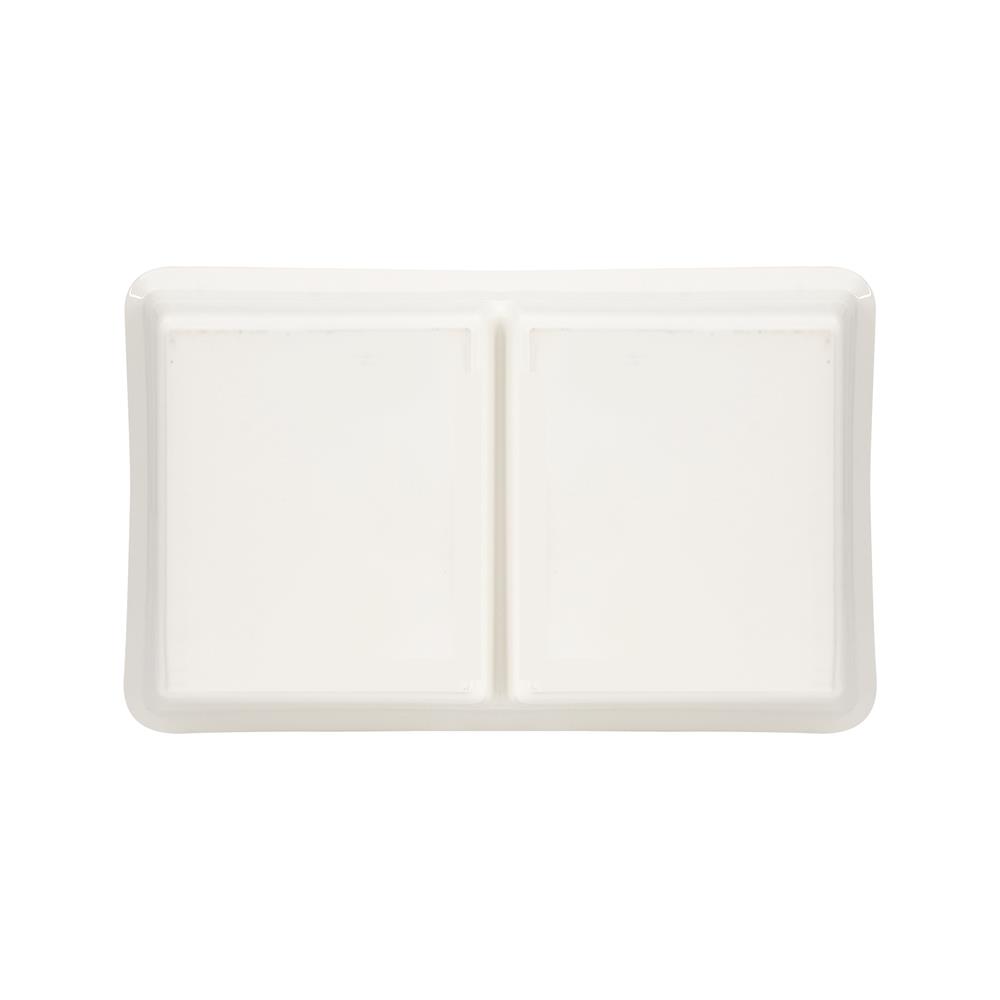 ถาดเซรามิกเหลี่ยม 2 ช่อง KECH 8.5 ลิตร