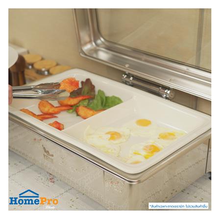 ถาดเซรามิกเหลี่ยม 2 ช่อง KECH 8.5 ลิตร_3