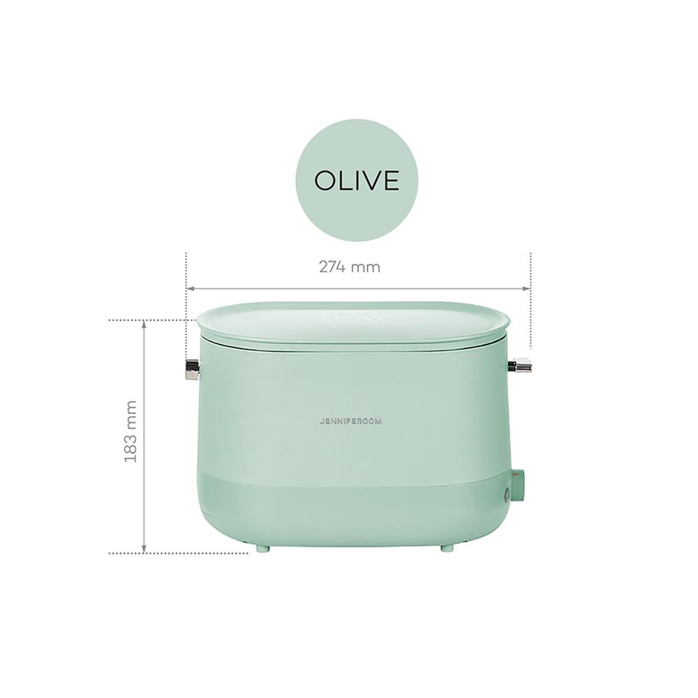 เครื่องปิ้งขนมปัง JENNIFEROOM JRTH-T900OV สีเขียว