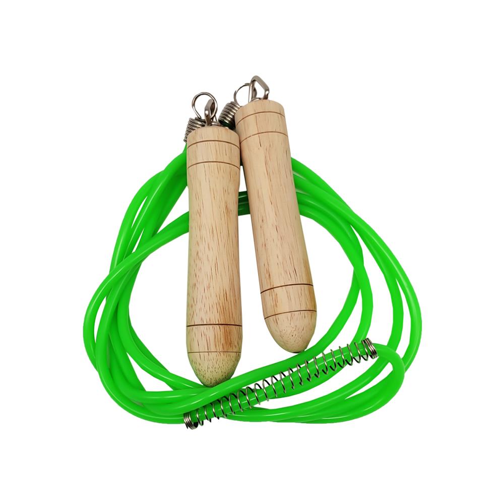 เชือกกระโดด THAISPORTS T107 PVC สีเขียวสะท้อนแสง