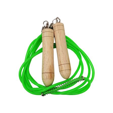 เชือกกระโดด THAISPORTS T107 PVC สีเขียวสะท้อนแสง_0