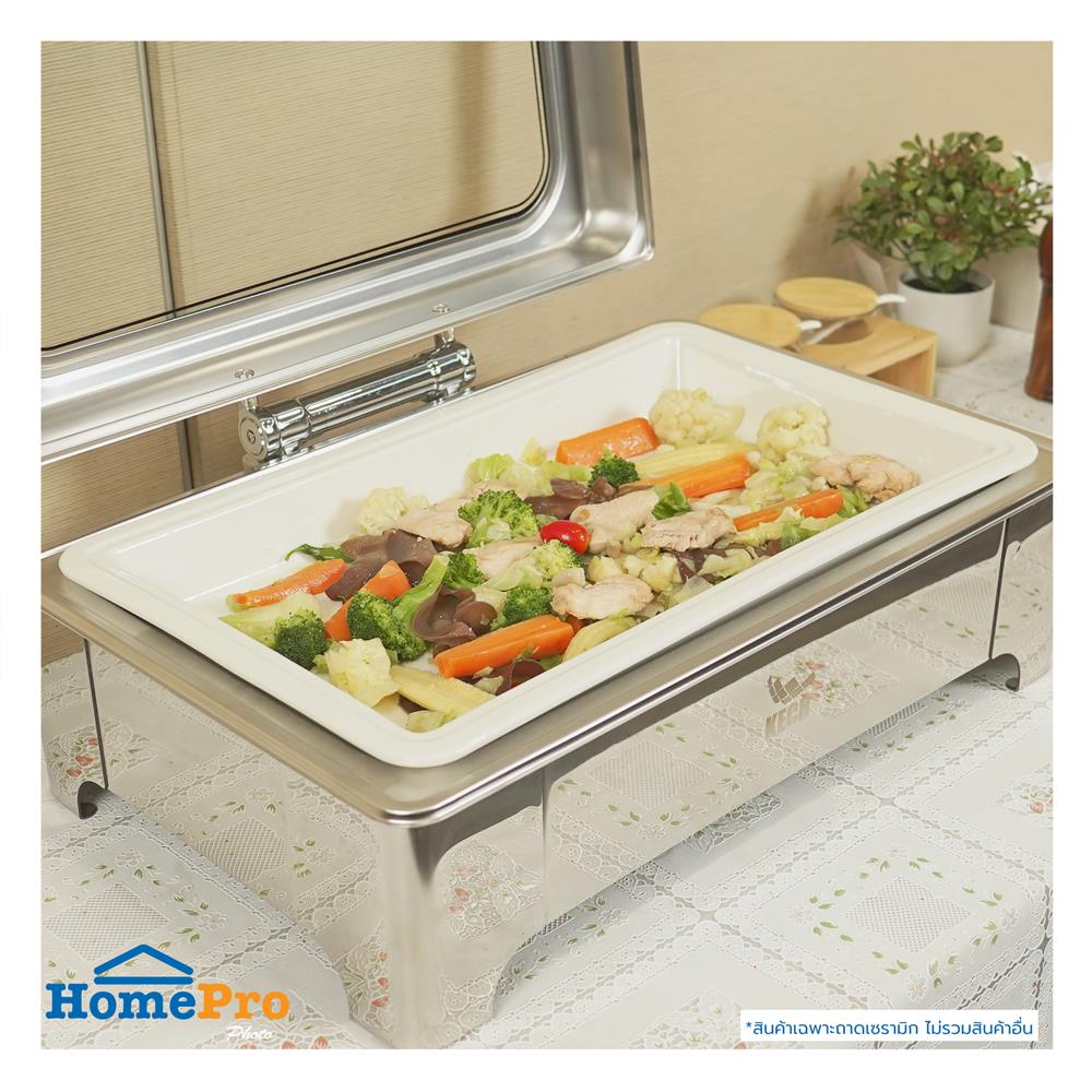 ถาดเซรามิกเหลี่ยม KECH 9 ลิตร