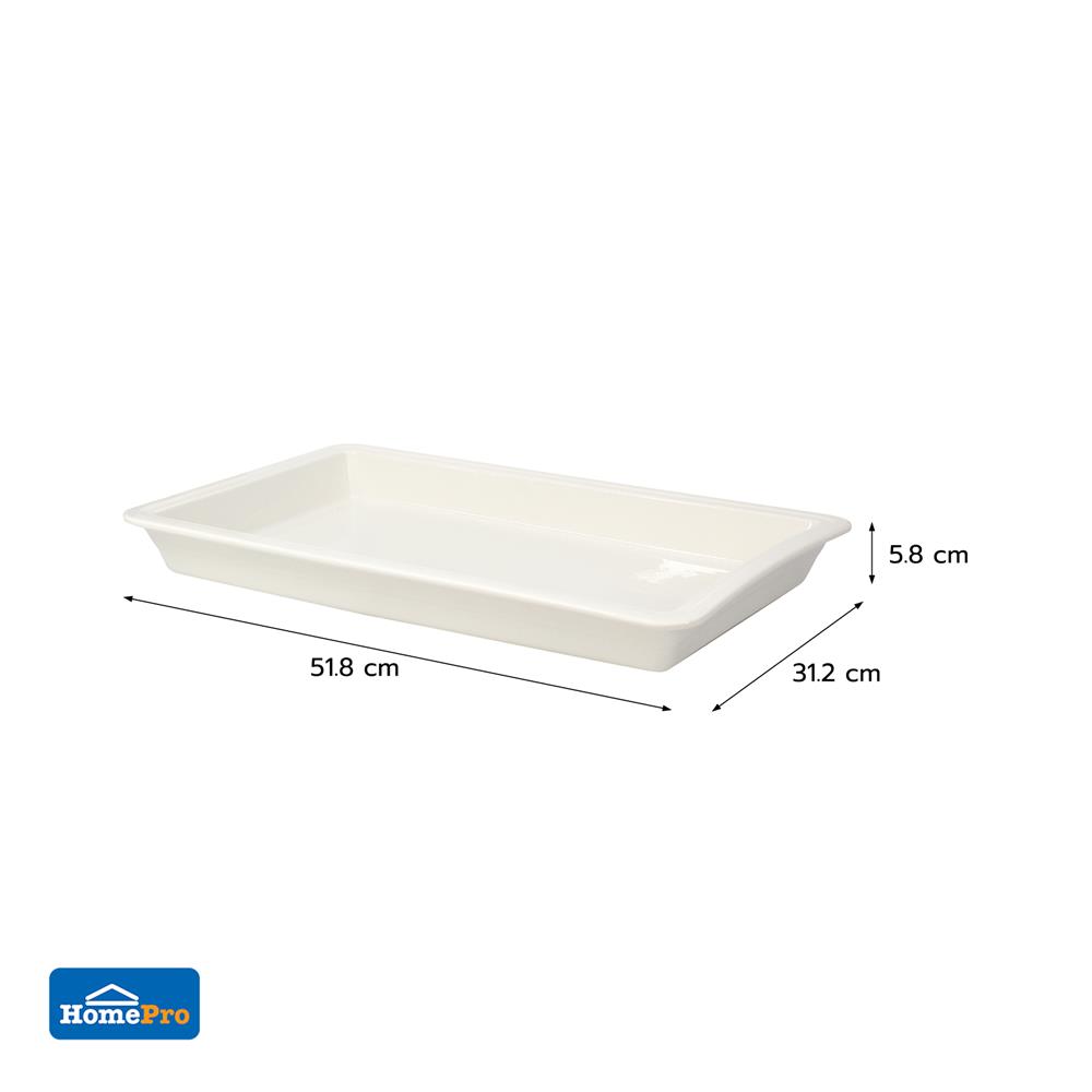 ถาดเซรามิกเหลี่ยม KECH 9 ลิตร